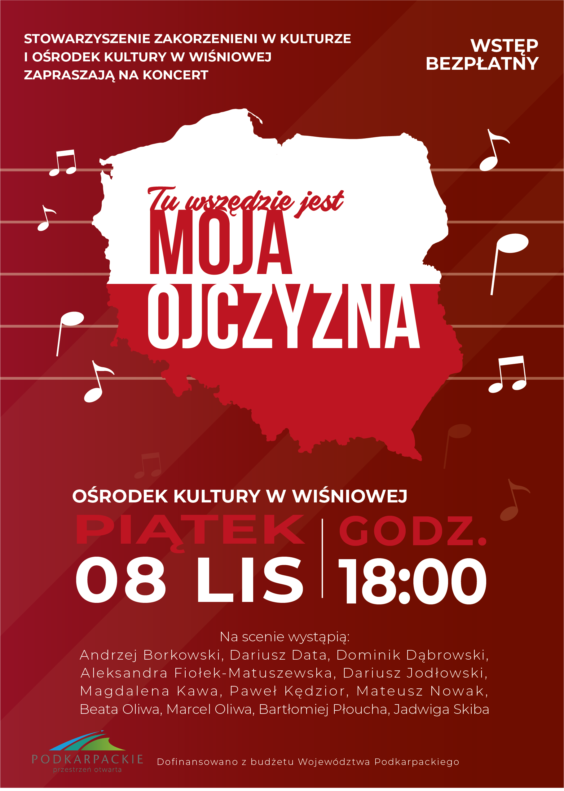 KONCERT PATRIOTYCZNY „TU WSZĘDZIE JEST MOJA OJCZYZNA”