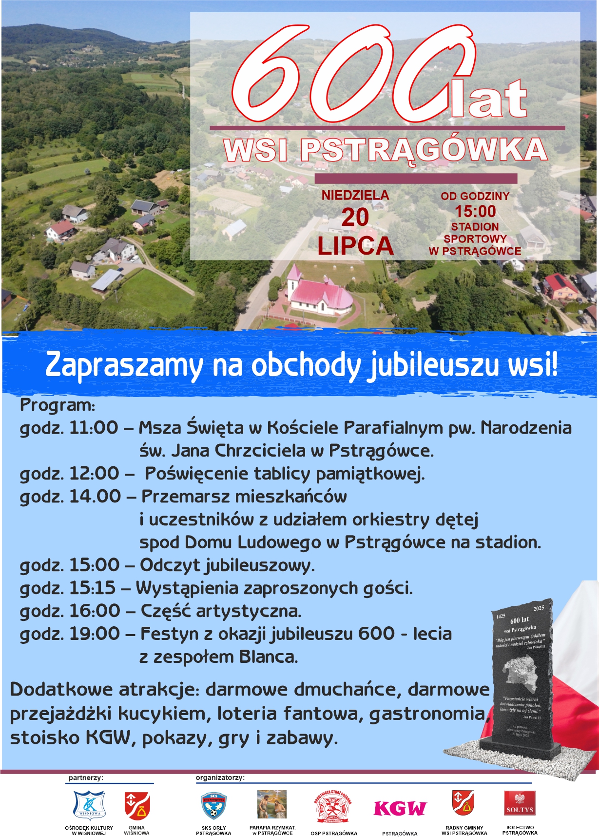 600 lat Wsi Pstrągówka
