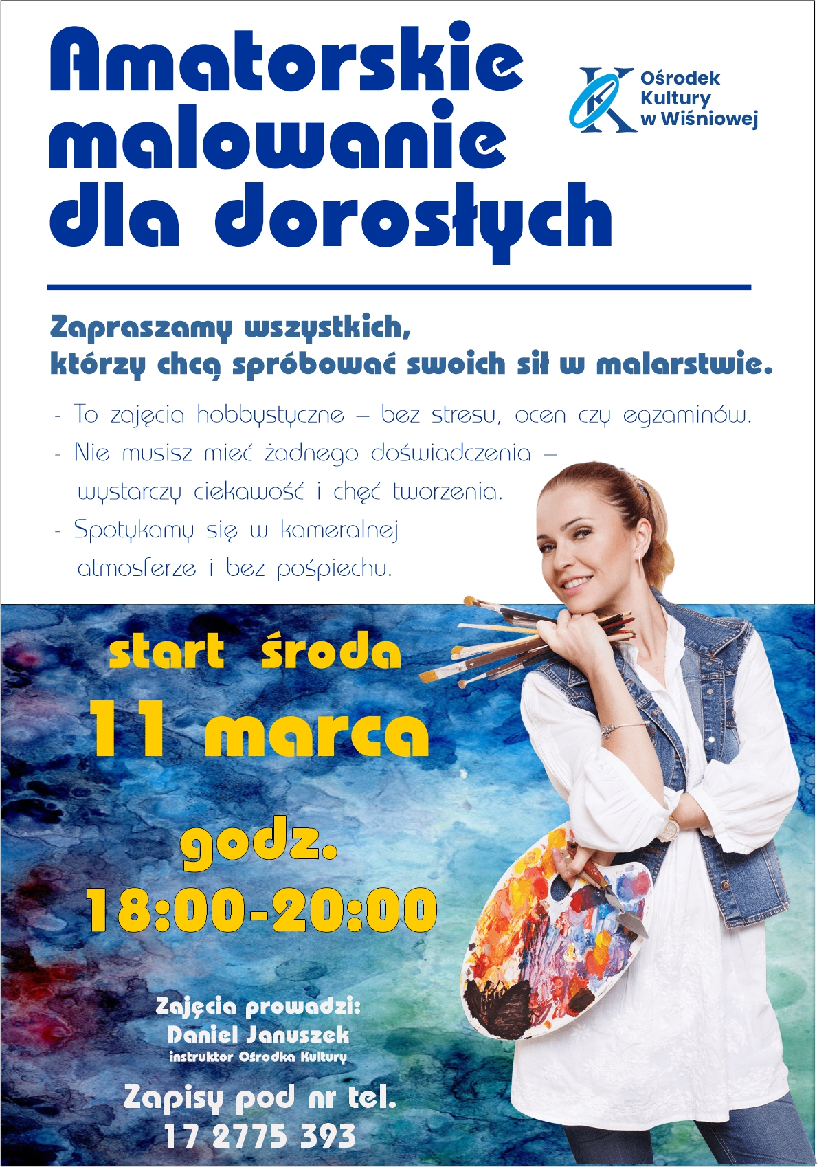 Amatorskie malowanie dla dorosłych