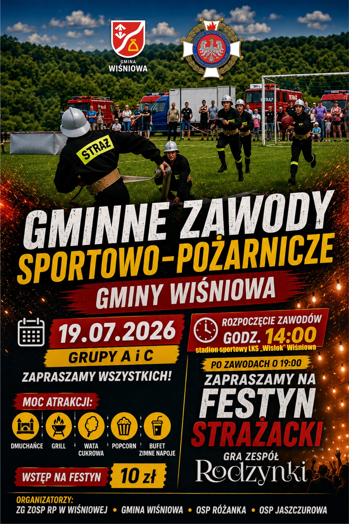 Gminne Zawody Sportowo Pożarnicze – Wiśniowa 2026