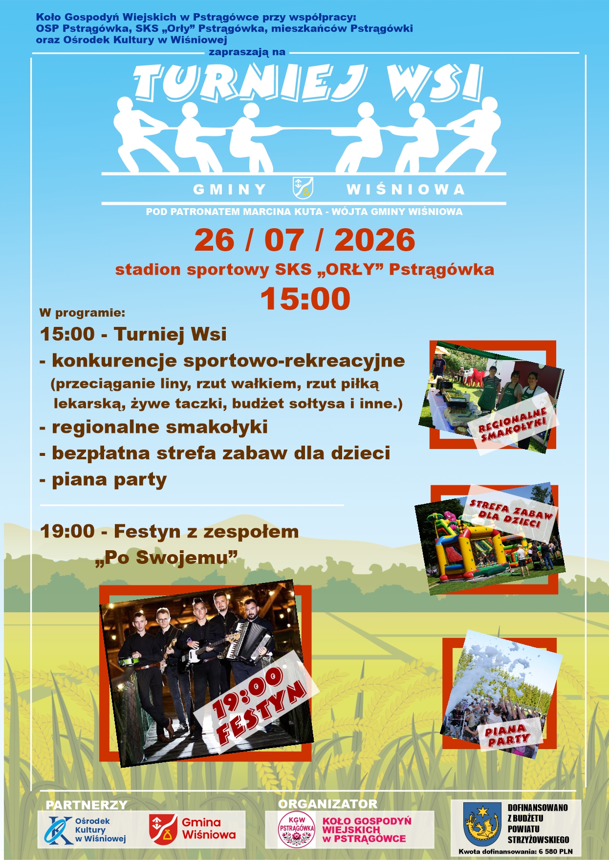 TURNIEJ WSI GMINY WIŚNIOWA – PSTRĄGÓWKA