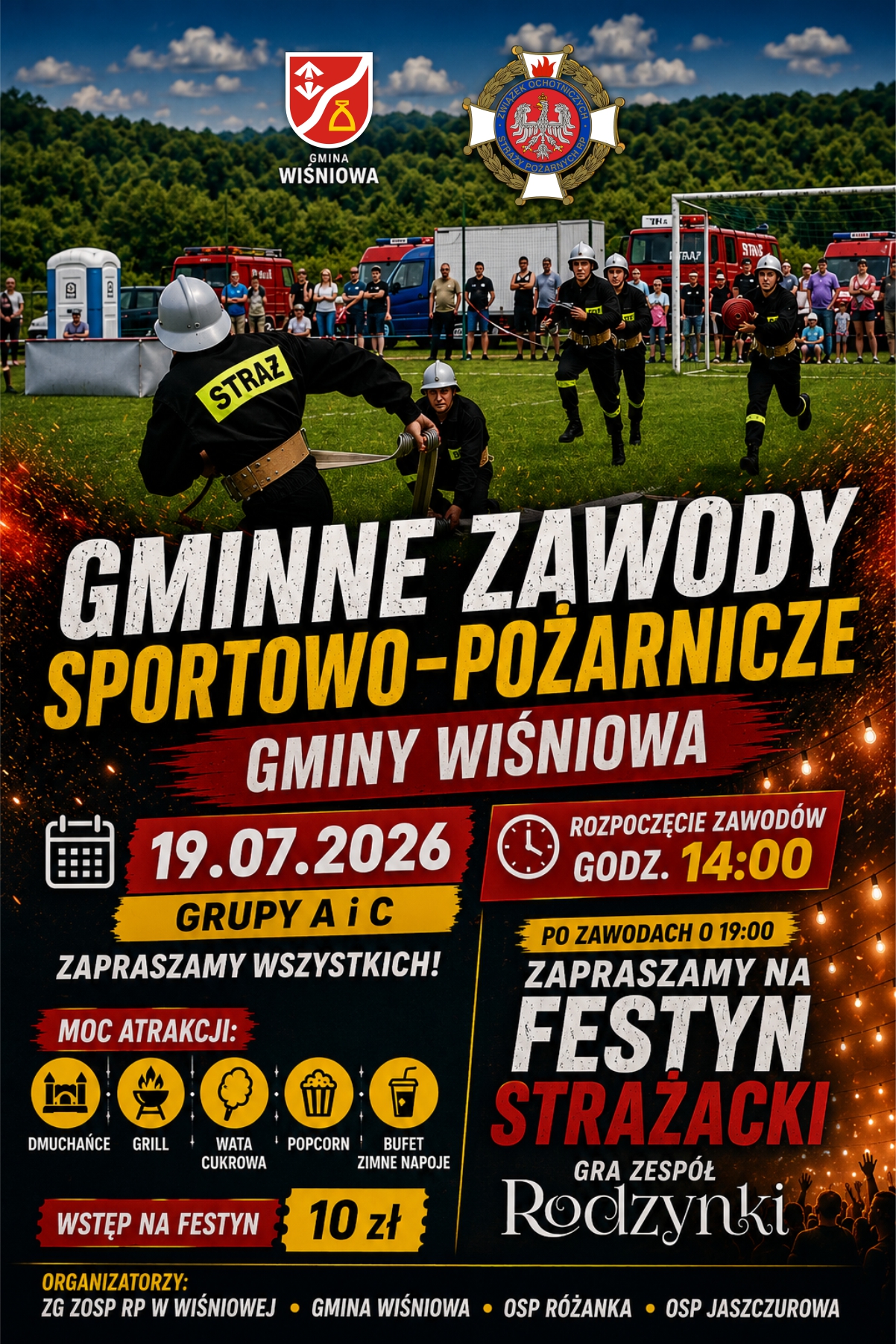 Gminne Zawody Sportowo Pożarnicze – Wiśniowa 2026