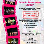 Więcej o: ZAJĘCIA ZESPOŁU TANECZNEGO TUTU