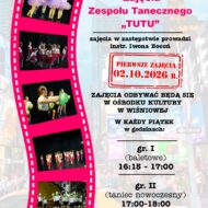 Więcej o: ZAJĘCIA ZESPOŁU TANECZNEGO TUTU