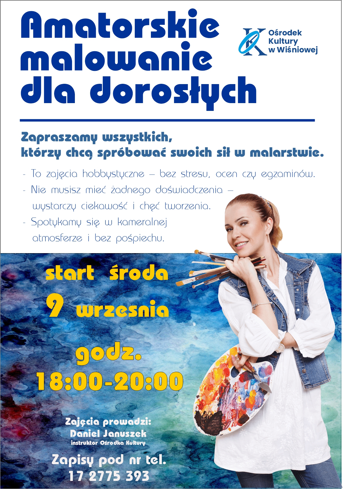 Amatorskie malowanie dla dorosłych